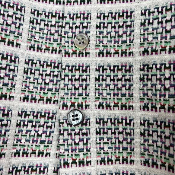 Vintage 70s Handmade Button Down Overshirt Unisex Neutral Minimalist - Picture 4 of 12